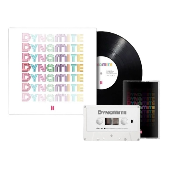 [LIMITED EDITION] BTS DYNAMITE VINYL & CASSETTE SET - BRAND NEW, SEALED - Picture 1 of 5